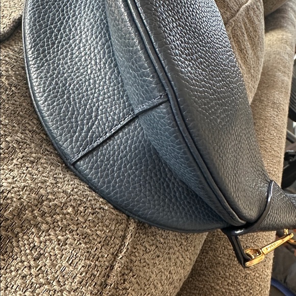 Ralph Lauren Polo ID Leather Mini Shoulder Bag Dark blue. Retail $498 - Picture 11 of 14